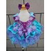  Infant/toddler/baby/children/kids Girl's  glitz pageant  lace Dress/clothingG588BL